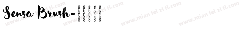 Sensa Brush字体转换